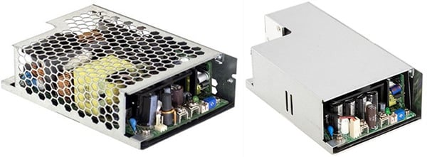 Ilustracja przedstawiająca zasilacze RPS-500-48 firmy MEAN WELL